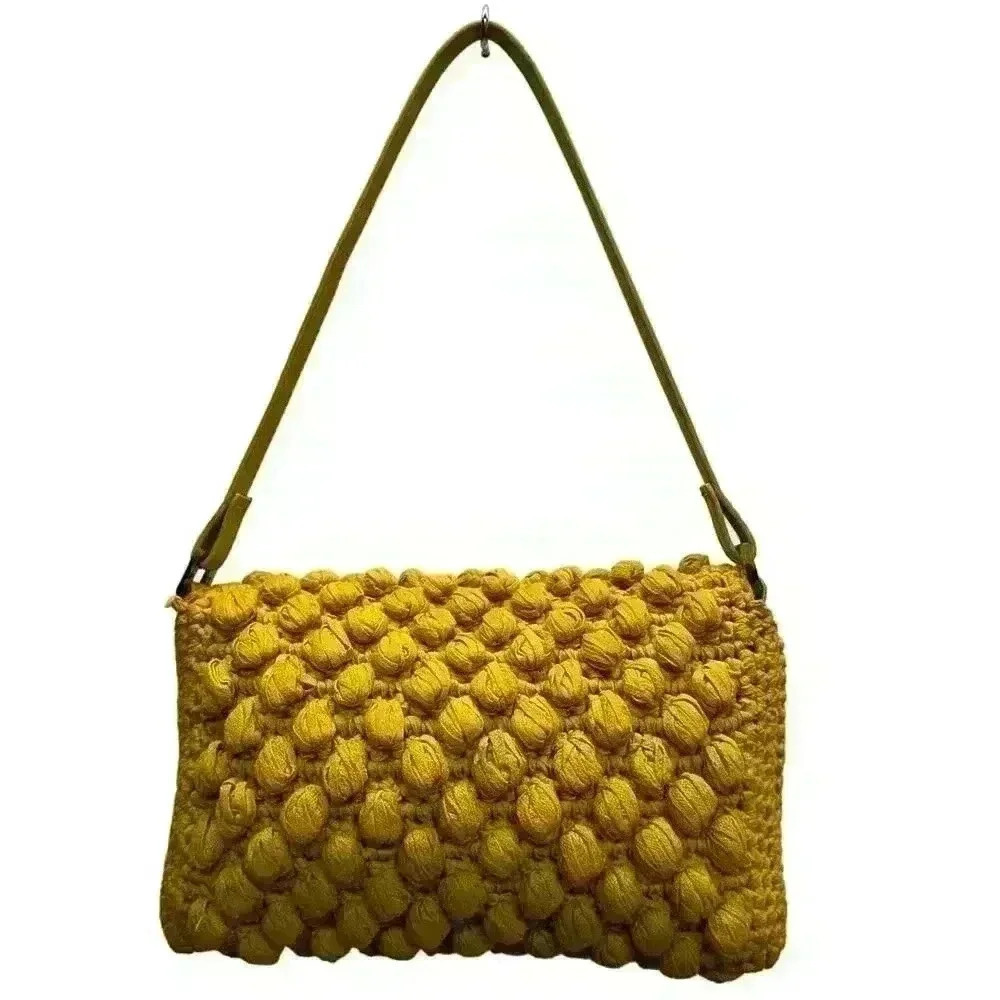 Crochet purse handbag or clutch boho style festival bag - Picture 2 of 9